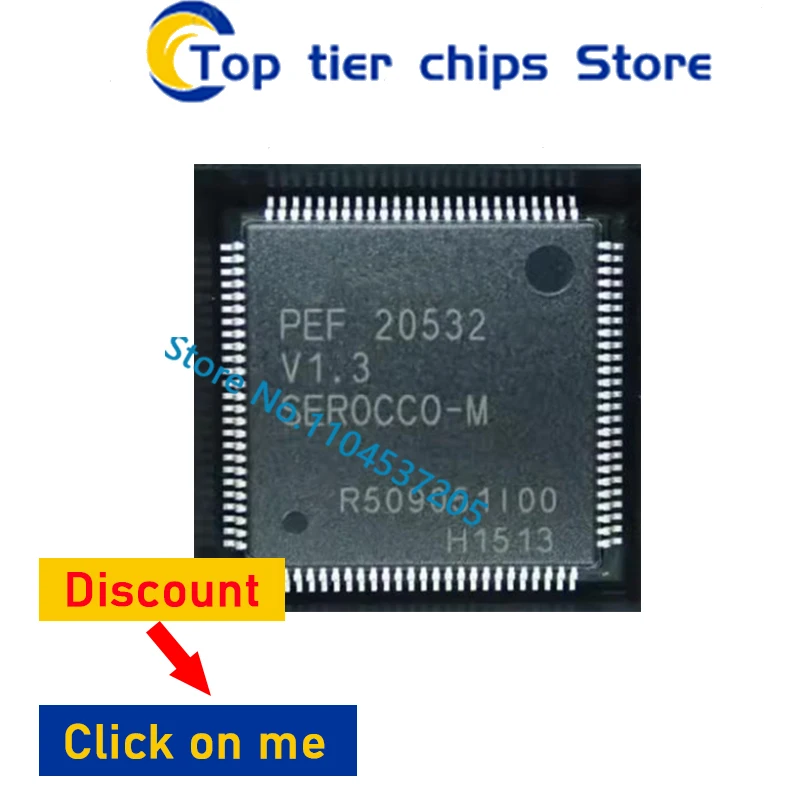 

10PCS PEF20532FV1.3 TQFP100 PEF 20532 F V1.3 IC TELECOM INTERFACE TQFP-100 PEF20532F-V1.3 new original In Stock