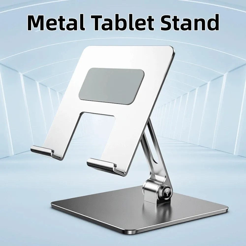 

Stable Adjustable Tablet Stand Multi Angle Foldable Tablet Holder Anti Slip Metal Tablet Phone Bracket Tablet/Phone