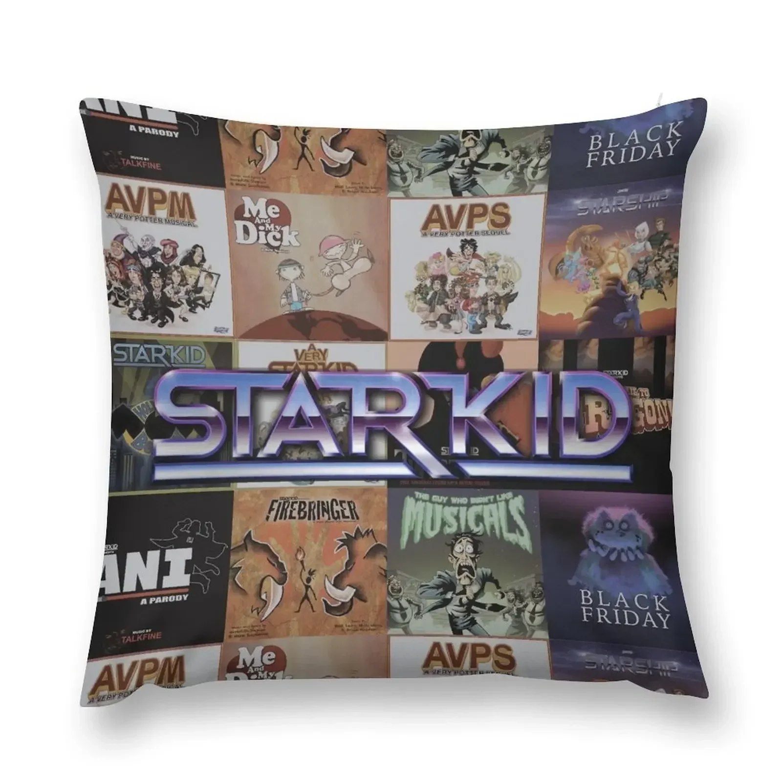 Starkid All Shows Logo Throw Pillow sleeping pillows New year Sofa Cushions pillow