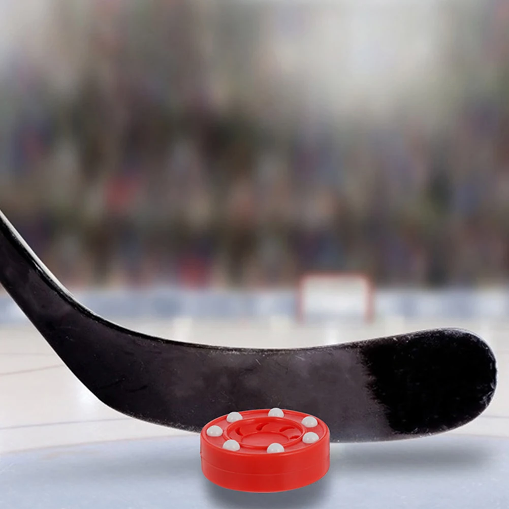 

2Pcs Precision Roller Hockey Pucks Durable PP Material Low Bounce Glide for Ice Sports Accessories
