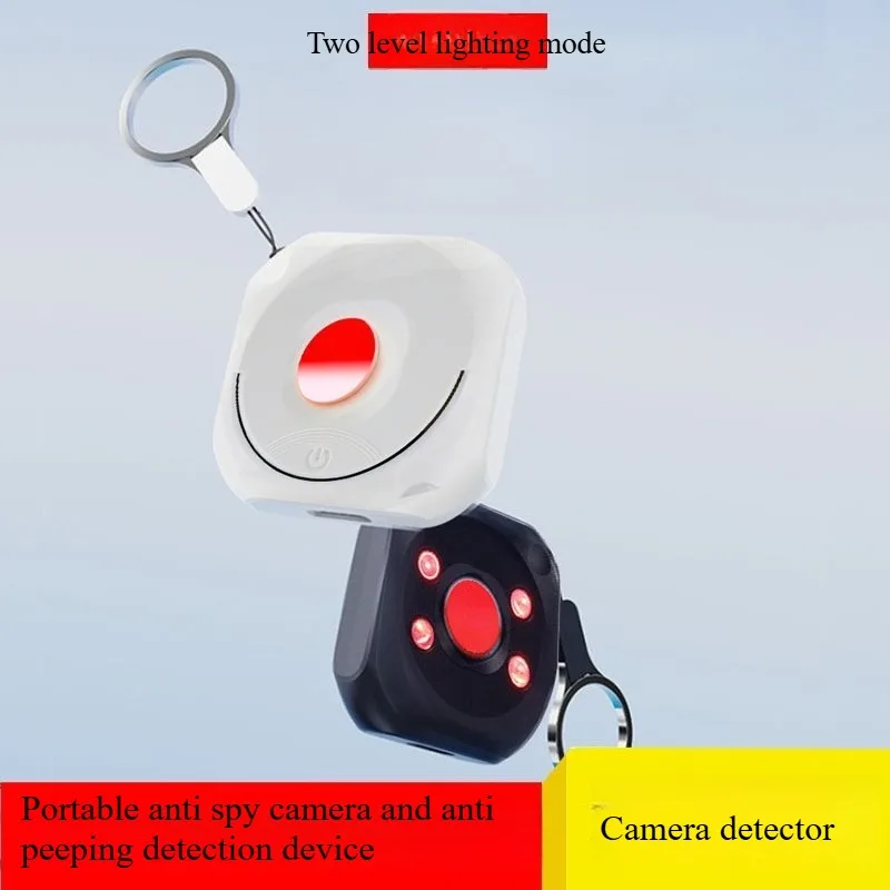 ‌Compact Anti-Spy Detector‌ - USB Rechargeable Bug Finder, Wireless Camera Locator for Home & Office Privacy Protection