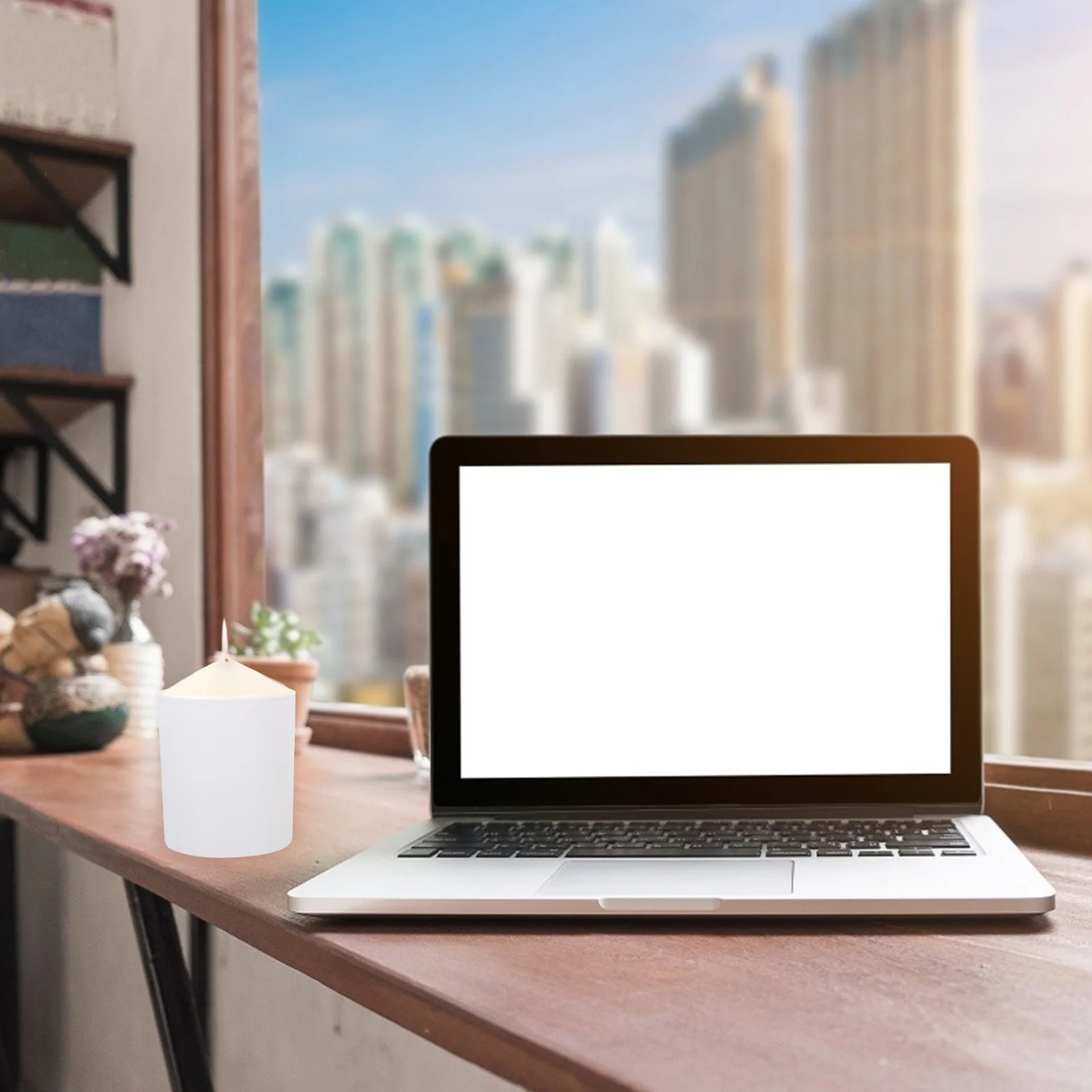 

4 set Aromatherapy Tin Cans Diy Scented Glass Jars For Home Decor Living Room Office Use Durable Creative