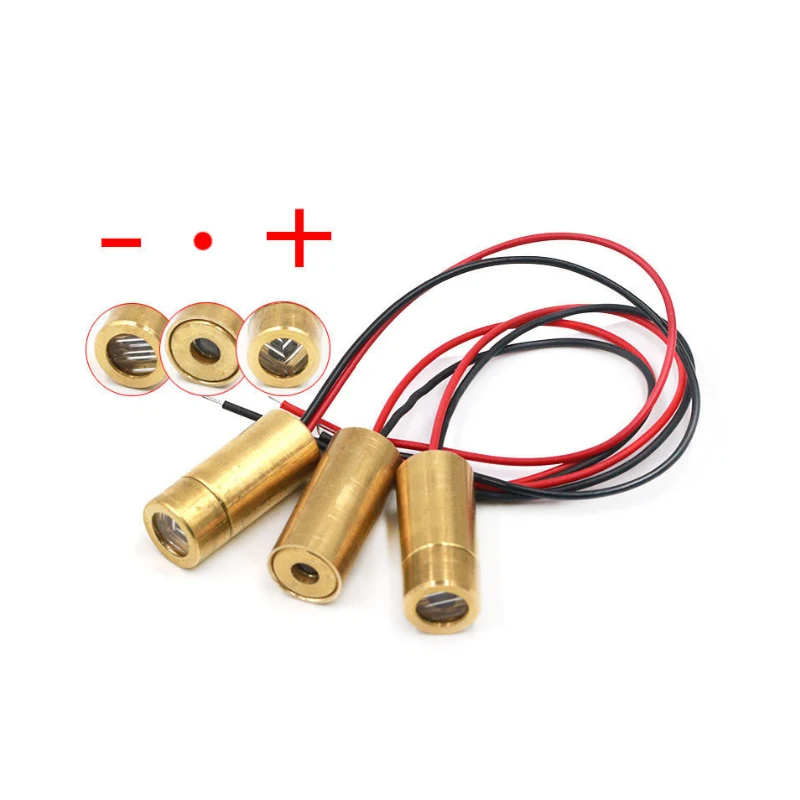9mm Adjustable Focus Laser Head Red Laser Diode Dot Line Cross Spot 5mW 650nm 3V for Level Pointer Arduino DIY Electronic Kit