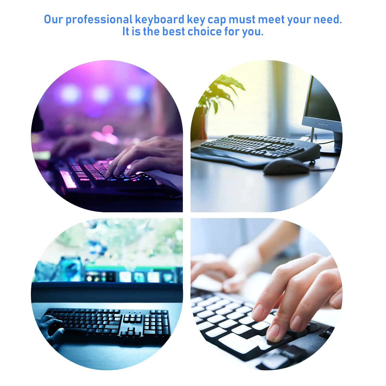 

Keycap Premium Keycaps Keyboard Accessories Home Computer DIY Mechanical Unique Supply Chic