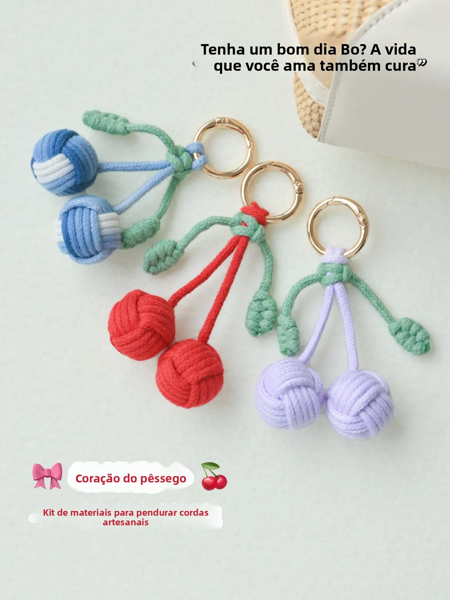 kit-de-materiais-para-chaveiro-artesanal-com-pingente-de-cereja-fofo-acessorio-para-bolsa-com-borla-kit-diy-de-tecelagem-da