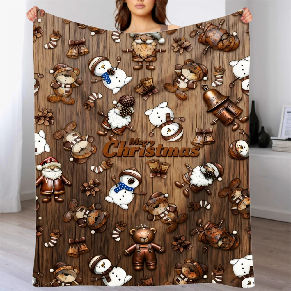 

Heavyweight Flannel | Festive Gift Selectio | Soft and delicate | Keep warm | Room Decor Blanket, Camping Stuff