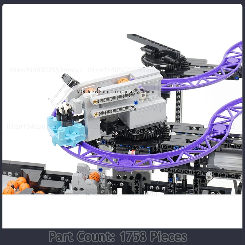 Blocs de construction MOC, Module GBC, ascenseur Invisible, moteur créatif, grande boule, technologie de contrat, briques, bricolage, jouets d'assemblage, cadeaux