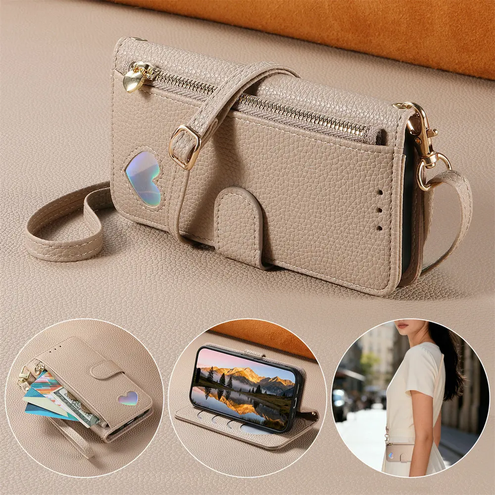 A56 A 36 26 16 15 25 35 A55 5G Zipper Leather Wallet Case For Samsung Galaxy A06 A16 A26 A35 A56 A05S A15 A25 A35 A55 Cover