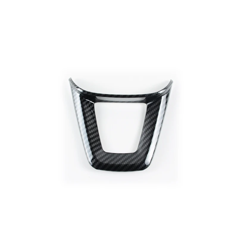 Carbon Fiber Color Steering Wheel Frame Decoration Cover Trim For Audi Q5 FY 2018-2021 Car Styling Interior Accessories