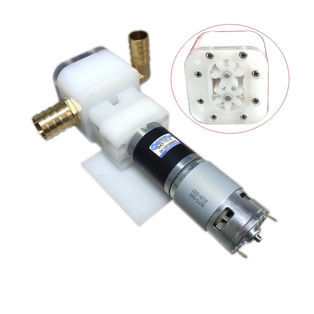 Self-Priming Honey Pump 2L/Min-4L/Min Gear Pump for Filling Machine Viscous Liquid Sesame Paste Peanut Butter
