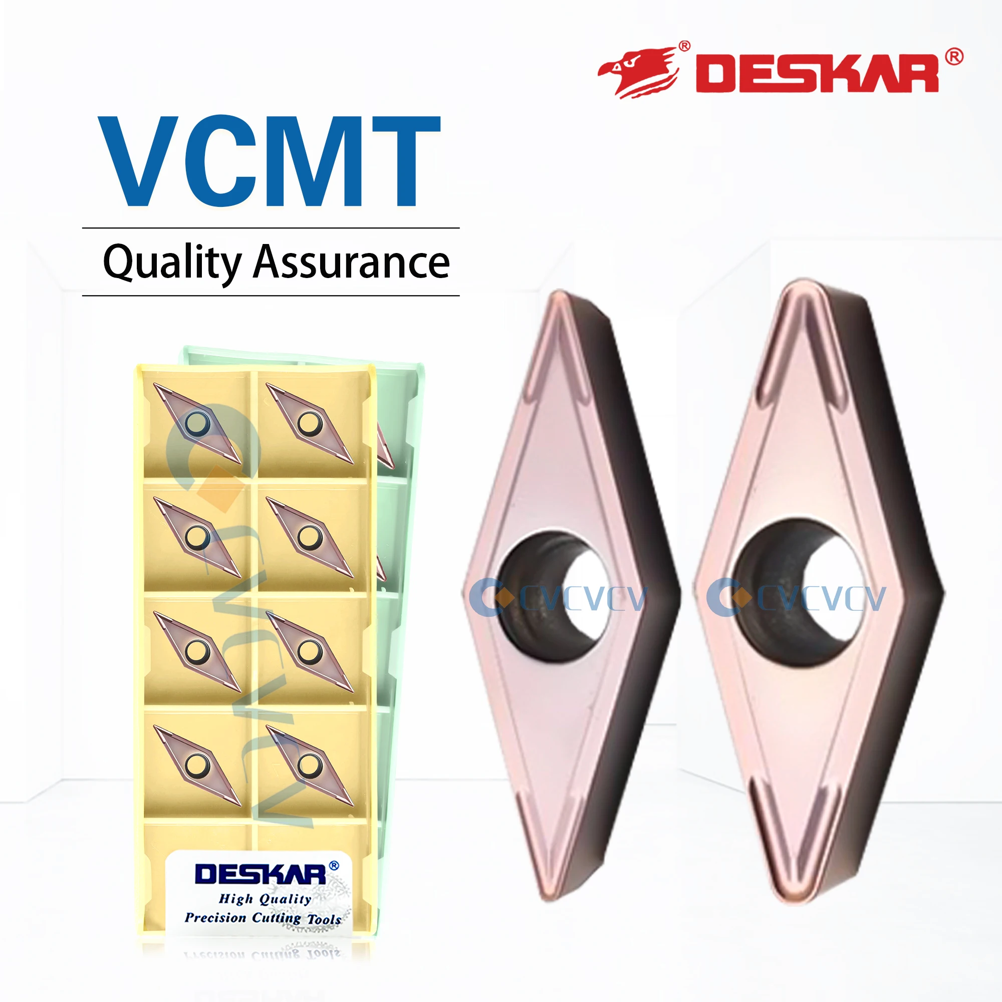

DESKAR Numerical Control 100% Originales CNC lathe Turning Tools VCMT110304 LF6018 VCMT110304 LF6118 Rhombus Cutting Tools Blade