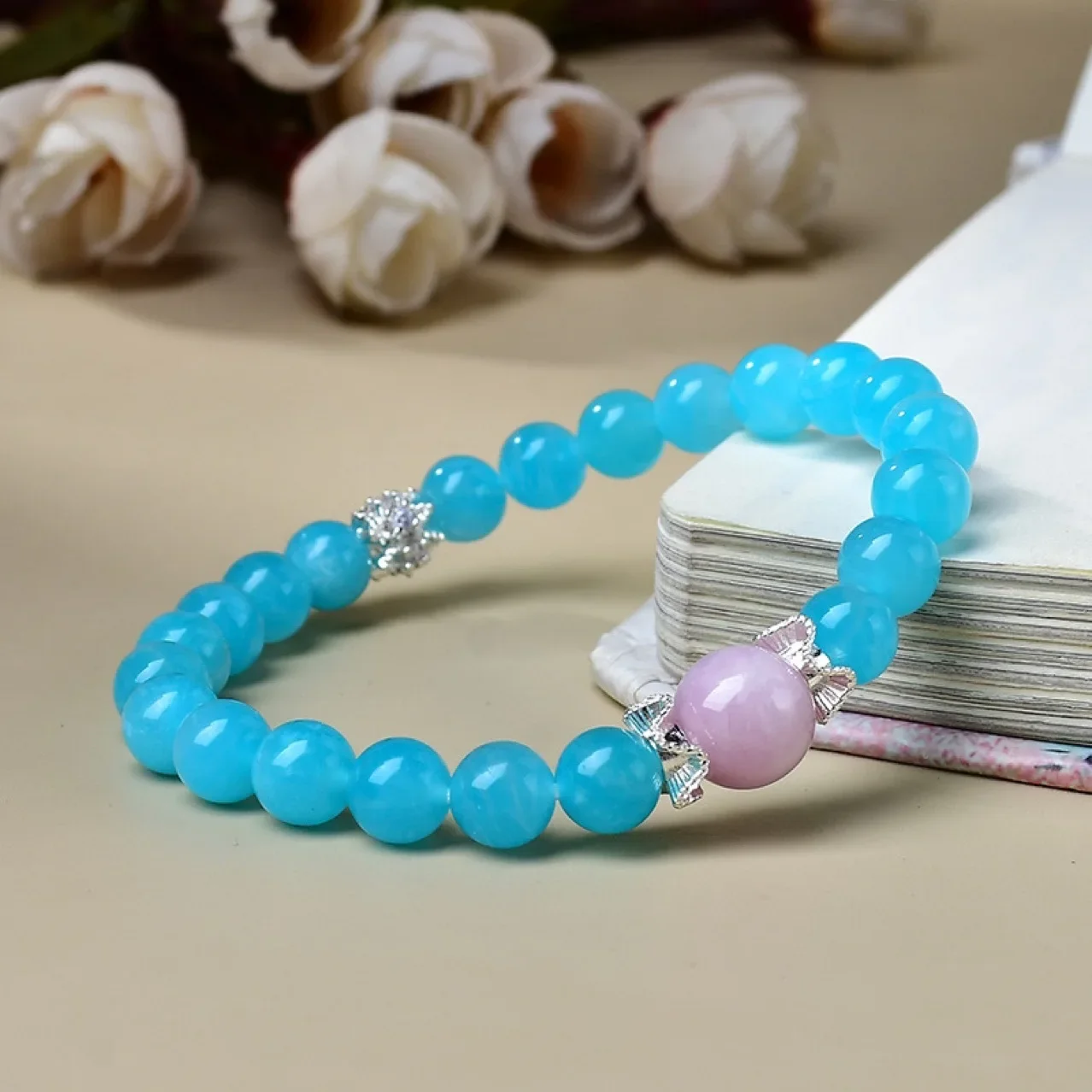 

Tianhe Stone Purple Lithium Hui Bracelet Women's Light Luxury Fashion Lucky Bracelet, Accessories, Gifts