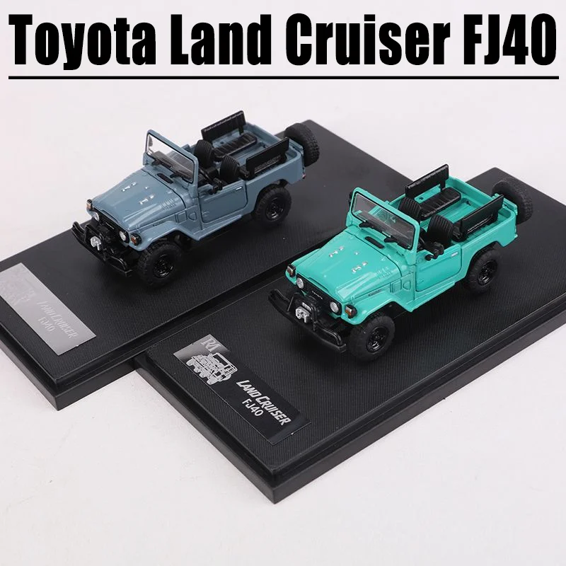 RM 1/64 Toyota Land Cruiser FJ40 Legering Speelgoedmotor Diecast Metaal Model Cadeau