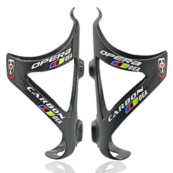 Full Carbon Fiber Bicycle Water Bottle Cage, MTB Road Bike Bottle Holder, Ultra Light Cycle Equipment, Matte, Gloss, 2Pcs