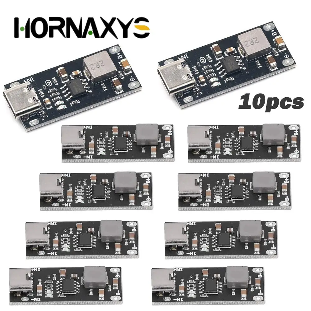 5/10PCS Type-C USB Input High Current 3A Polymer Ternary Lithium Battery Quick Fast Charging Board IP2312 CC/CV Mode 5V To 4.2V