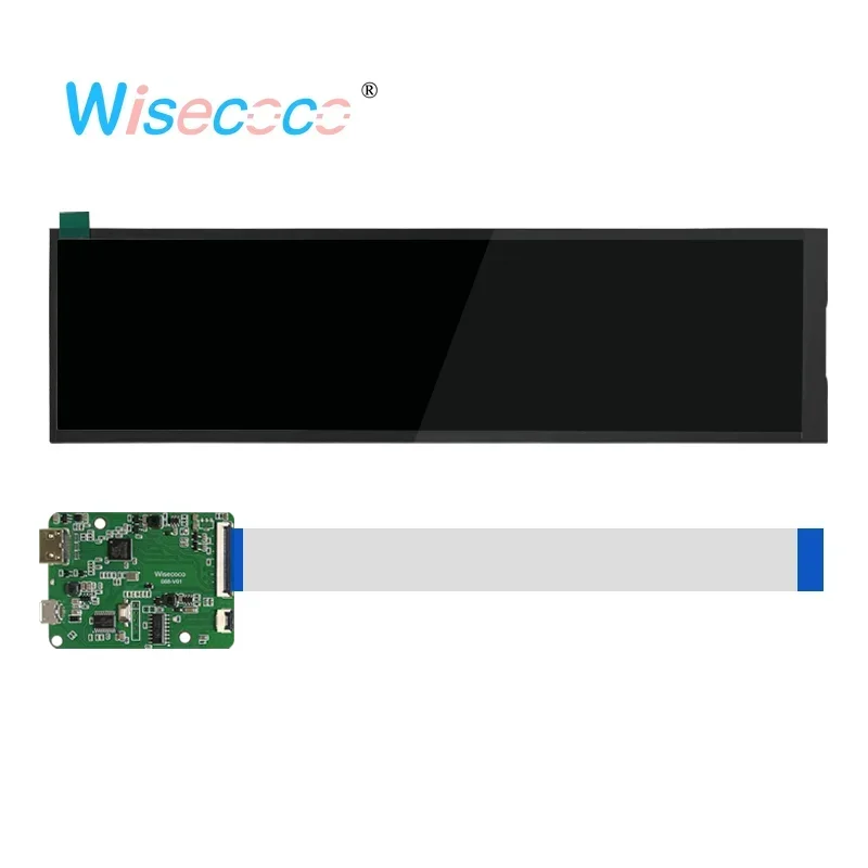 8.8 Inch HSD088IPW1 Touch LCD Display 1920*480 Driver Controller Board Auto Screen For Raspberry PI Aida64 Wisecoco Monitor