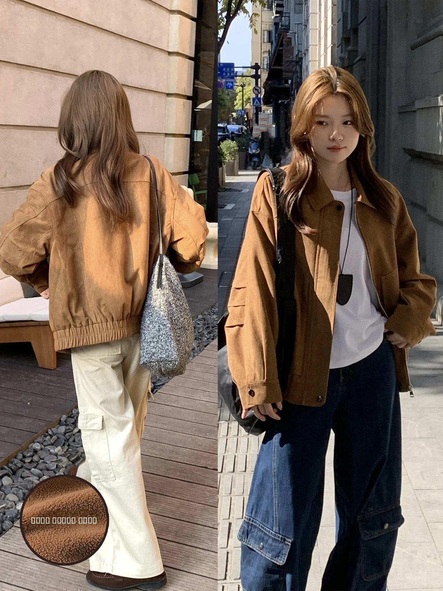 

Зимнее пальто OONA Jennie Sle Vintage Barn из замши с меховой подкладкой, рабочая одежда, женское, свободного кроя, теплое, длинное, с длинными рукавами