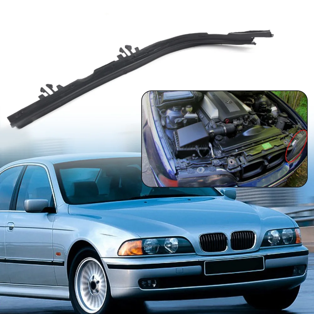 

63128387513/63128387514 For BMW E39 5 Series 1996 1997 1998 1999 Rubber Black Front Upper Headlight Gasket Seal