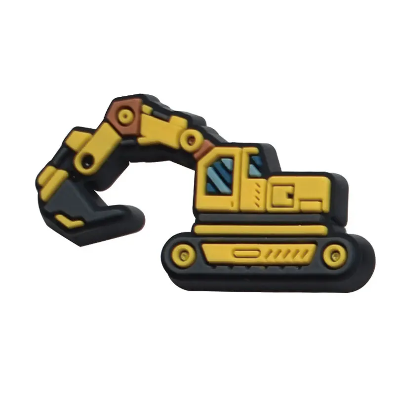 Shoe Charms Decorations Fits for Clogs Engineering Veh Pins Boys Girls Kids Women Teens Gifts Party Favors Shoes Accessories