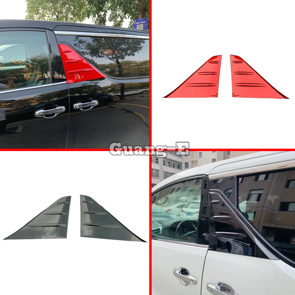 

For Toyota Alphard Vellfire 2016 2017 2018 2019 2020 ABS Plastic Car B-Pillar Trim Cover Decoration Auto Exterior Accessories