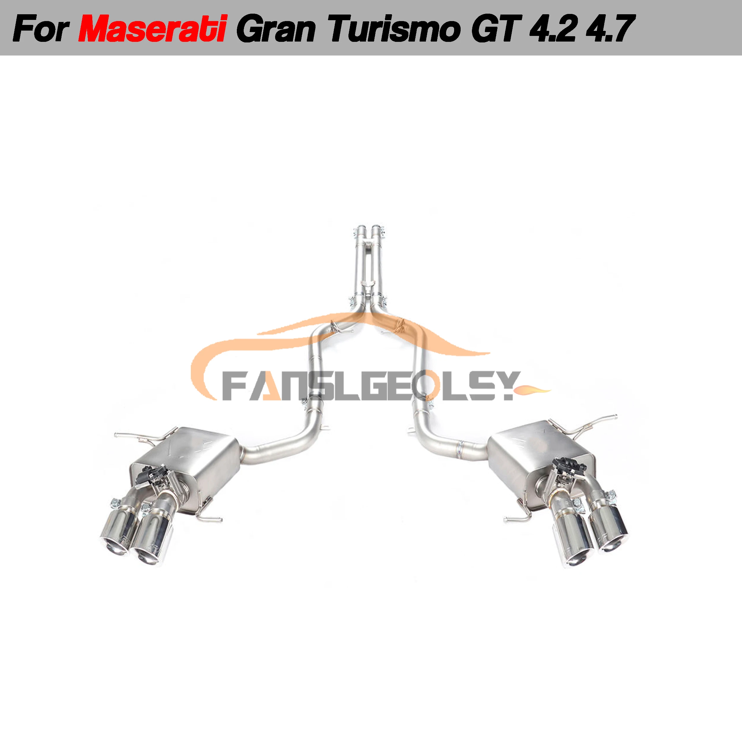 

Stainless Steel Exhaust Catback Performance Valvetronic System Auto Parts For Maserati Gran Turismo GT 4.2/4.7 Muffler Pipes