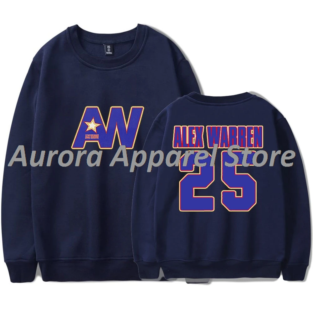 أليكس وارن 25 شعار Crewneck بلوزات سوف تكون بخير جولة ميرش تأثيري النساء الرجال طويلة الأكمام المحملة