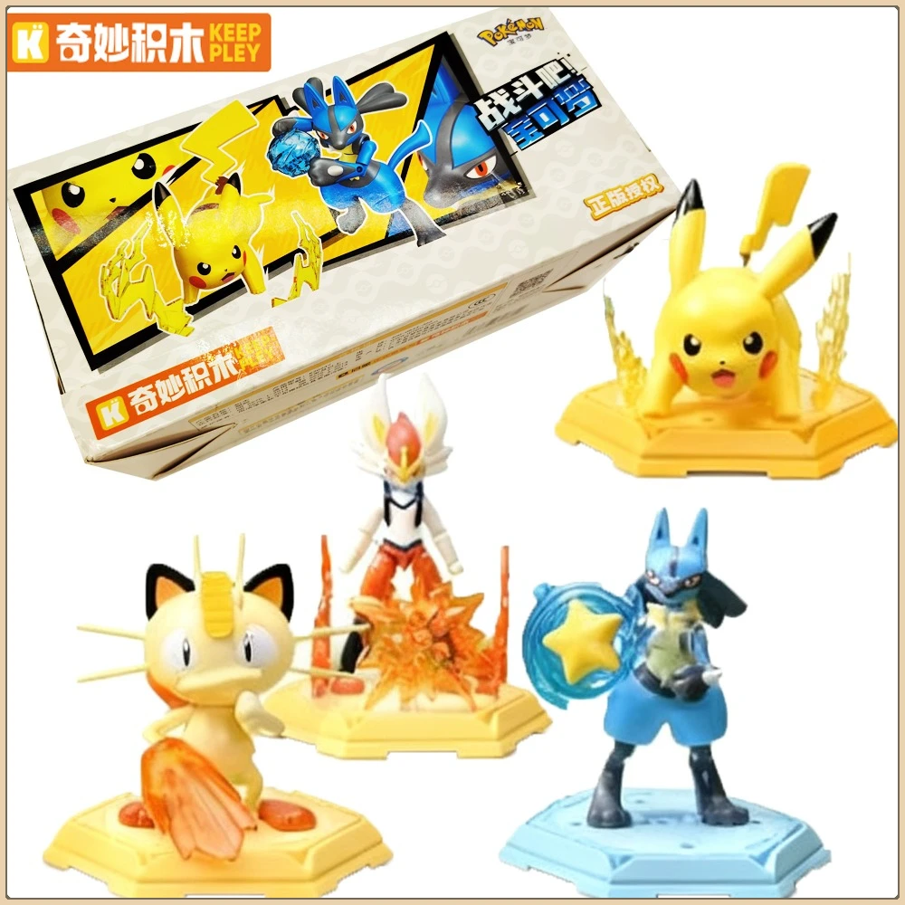 

Новые оригинальные сборные строительные блоки Keeppley Pokemon, популярные персонажи аниме, модель-головоломка, декоративные украшения, подарки