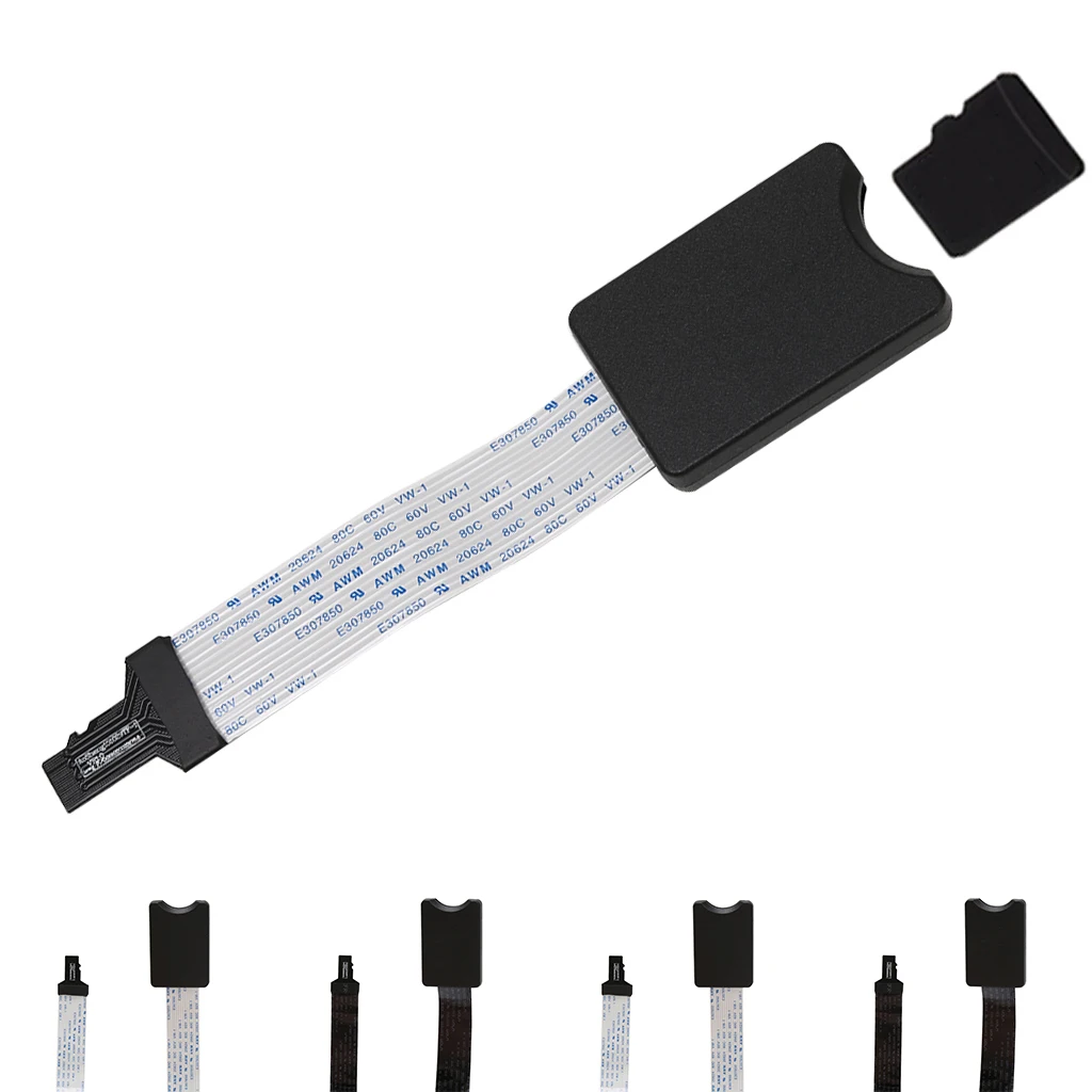 

SD SDHC SDXC Card Male To Female SD Flexible Card Extension Adapter Cable Extender For TV Phone GPS Car DVR Camera 48/60