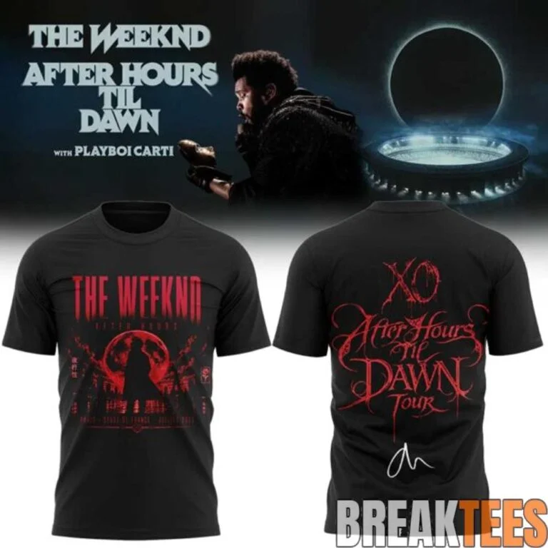 2026 The Weekend World Tour Summer Men's and Women's Pure Cotton T-shirt Comfortable, Breathable, High Quality Ins Y2k