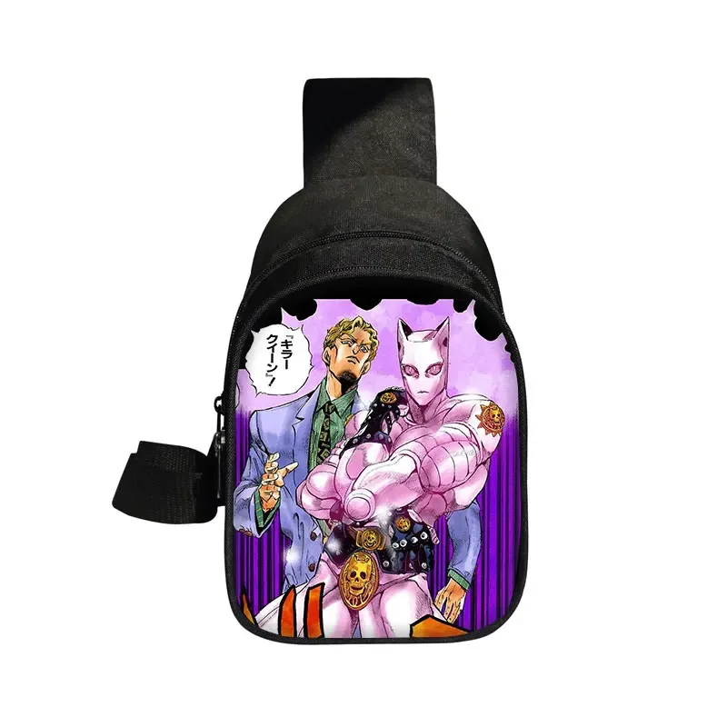 Anime Jojo Bizarre Abenteuer brust tasche Kujo Kira Yoshikage MÖRDER KÖNIGIN umhängetaschen telefon puse halter hüfte hop shoullder tasche