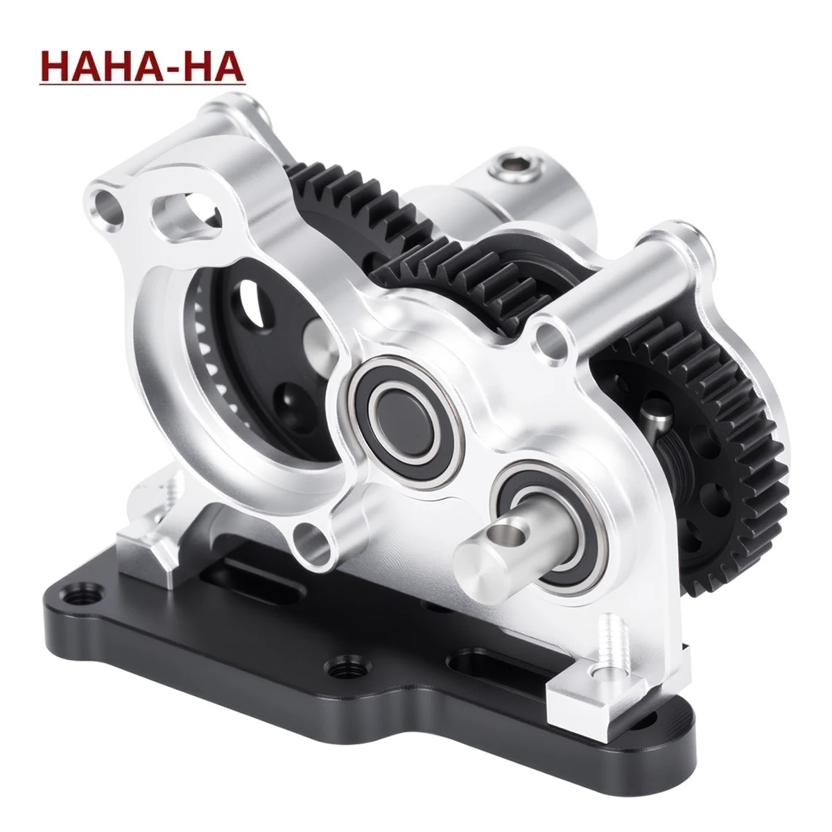 CNC Aluminum Gearbox OD-4 Transmission With Slipper Pad for 1/10 RC Crawler Car SCX10 II VS4-10 LCG Chassis Straight Axle