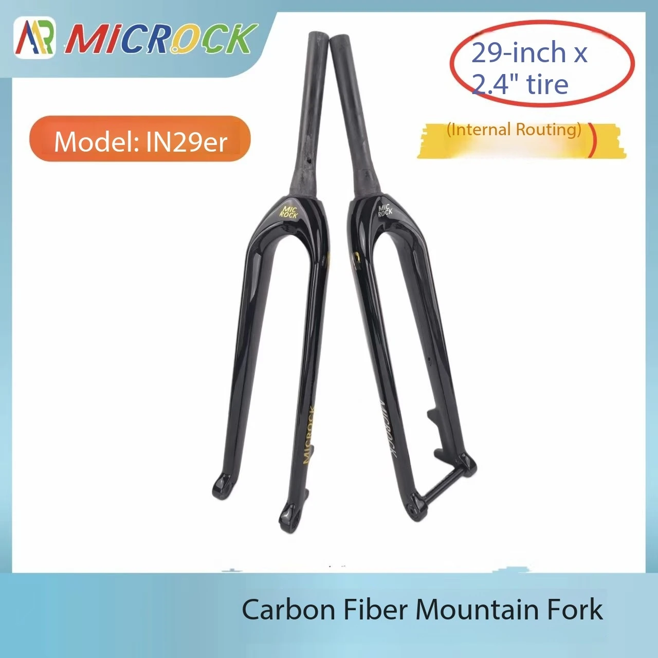 

T1000 All-Fiber Mountain Front Fork-Hard-Forked 29er Boost with Customizable Color Options