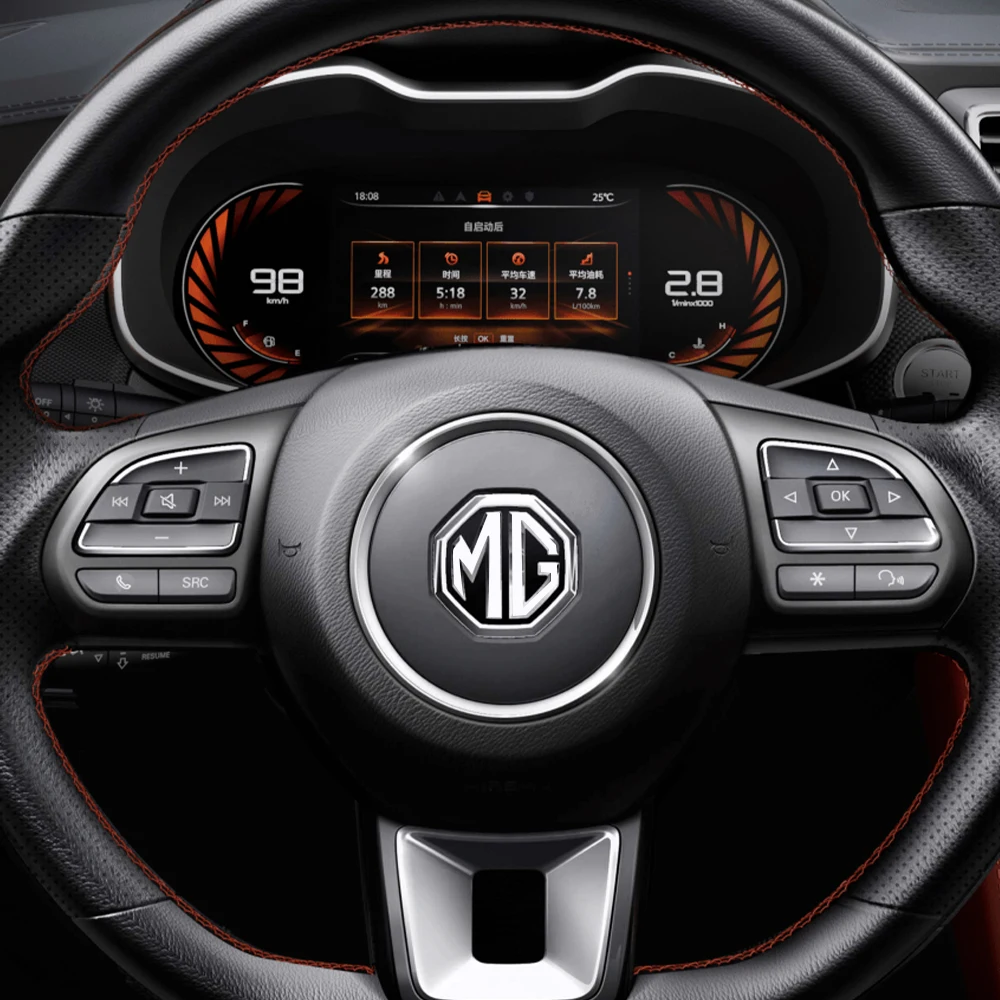 عجلة توجيه سيارة استبدال الملحقات السيارات الديكور غطاء الشعار لموريس المرآب MG MG3 MG5 MG6 MG7 ZS GT EZS EHS ZT 3SW