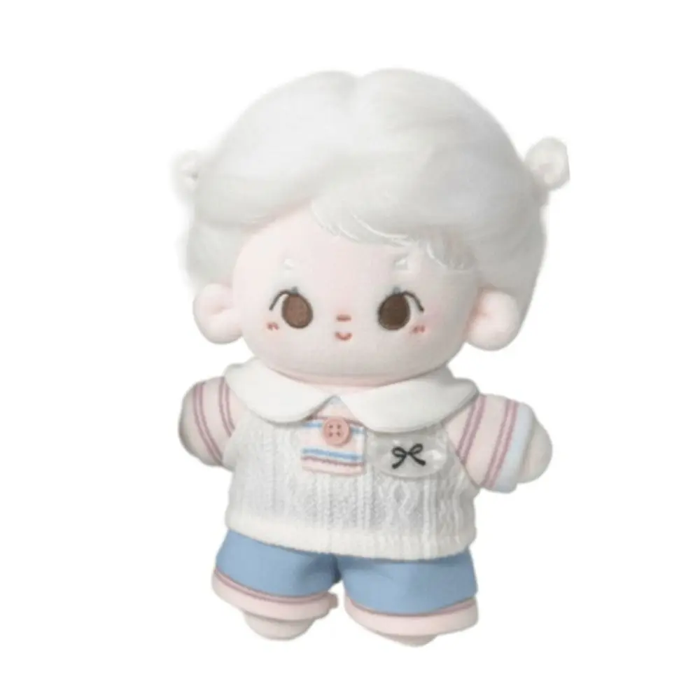 

DIY Clothing T-shirt 10cm Cotton Clothes Preppy Style Uniform Clothes Outfit Mini Shorts Dress Up Set 10cm Cotton