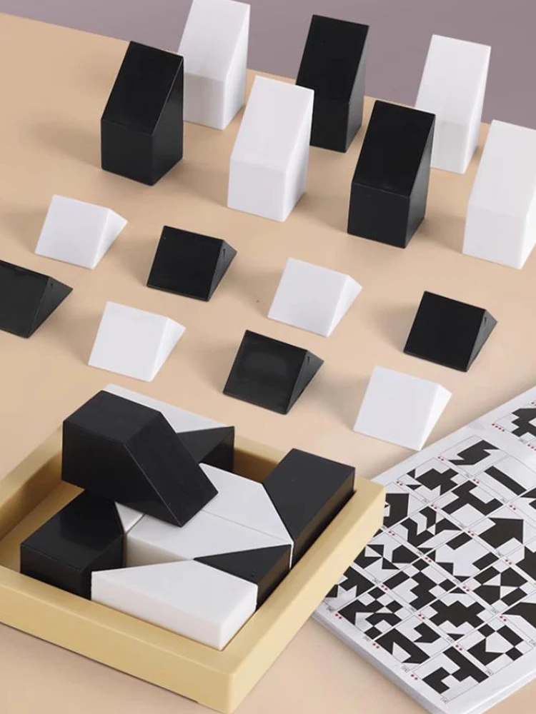Puzzle à blocs cachés pour enfants de 6 ans, matériau ABS intéressant, améliore le raisonnement logique et spatial, adapté aux enfants, jouet cadeau