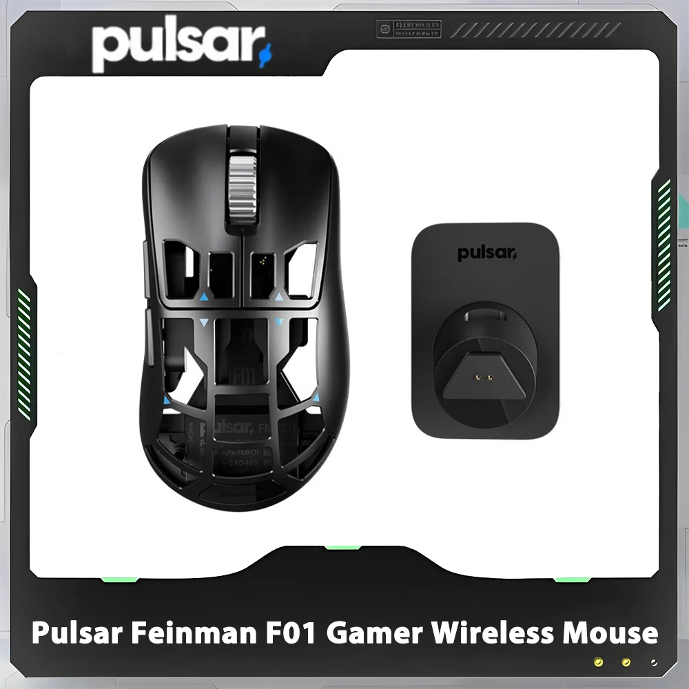 Pulsar Feinman F01 Gamer Wireless Mouse Support 8KHz PAW3395 Custom F01 Magnesium alloy lightweight CSGO Esport FPS Gamer Mice