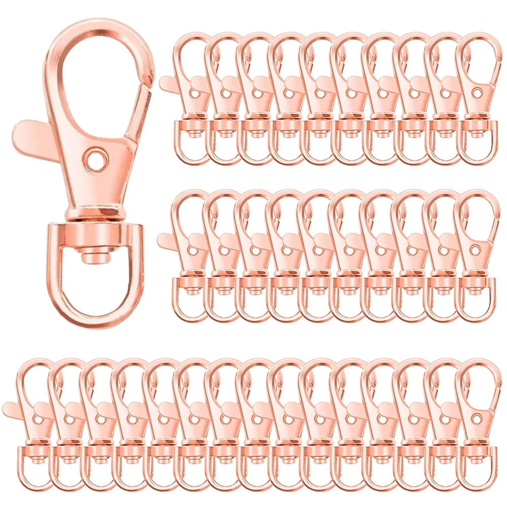 

20 шт., брелок с крючком, поворотный пружинный крючок, застежка в виде когтя омара, поворотный брелок для изготовления брелоков, поделки своими руками, изготовление ремешков