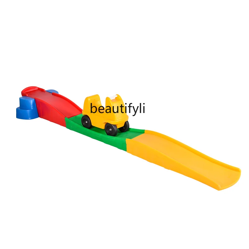 

Kindergarten sliding sense system three-stage early education parent-child park children's toy slide