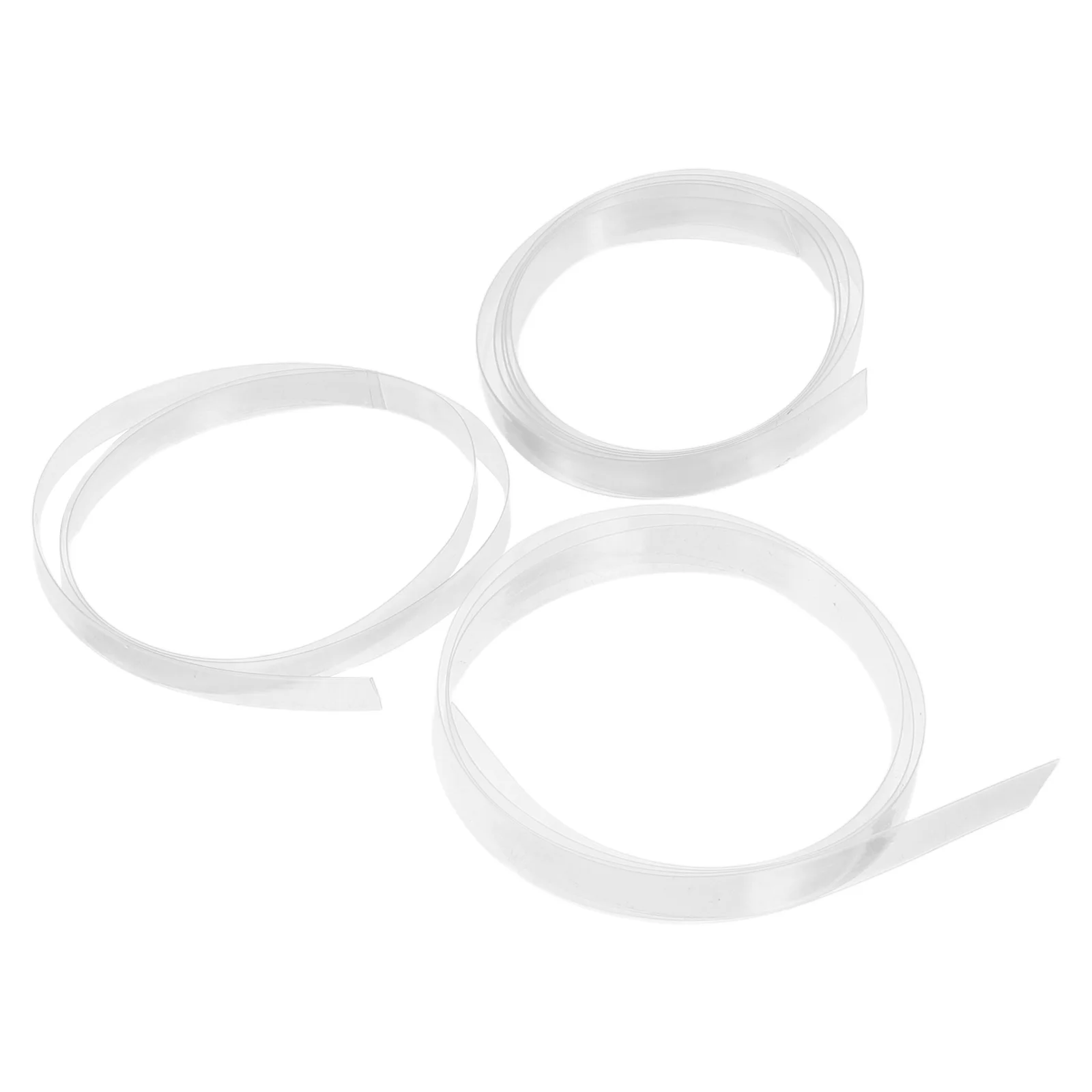 3 Pcs Glasses Sleeve Heat Shrink Tube Tubing Arm Replacement Parts Accessories Transparent Eva