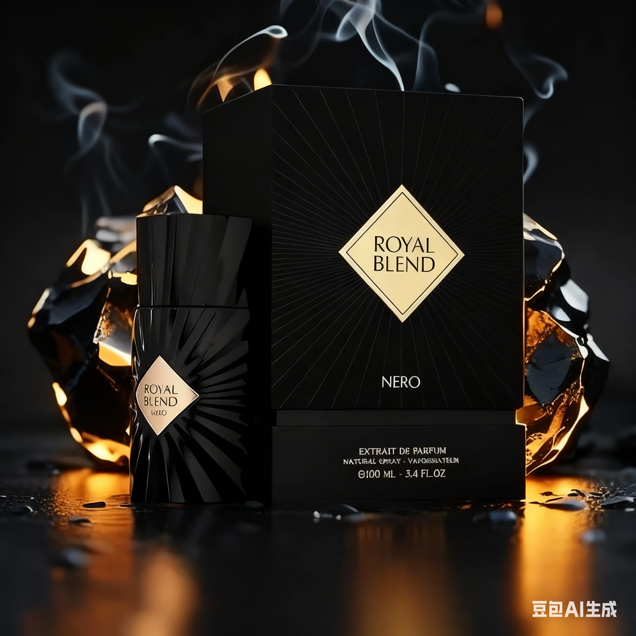 Royal Blend Nero French Avenue Para Hombres Y Mujeres 100ml/3.4oz Citrus Perfume, Summer Fragrance, Sleek Packaging, Beachs