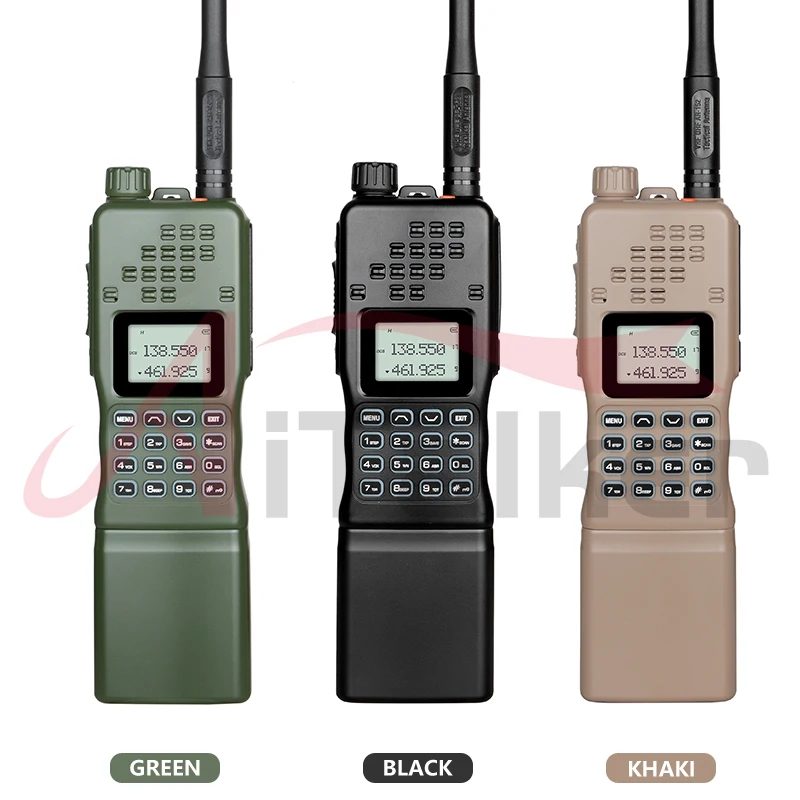 Baofeng-walkie-talkieの戦術的な長距離ラジオ,二重トランシーバー,AR-152および12000mAhの出力,バッテリーPRC-152および15W