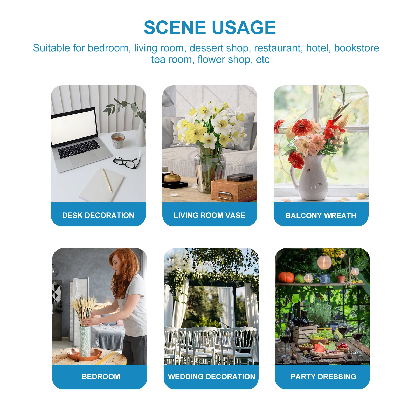 

Premium Acrylic Flower Vase Simple Transparent Desktop Vase Decorative Container For Home Office Balcony Garden Dried Fresh