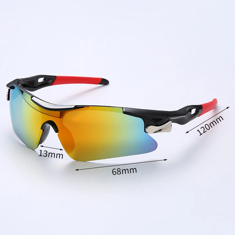 Fashionable and Cool Outdoor Sports Bicycle Riding Sunglasses for Men and Women Universal UV and Wind Dust Protection Goggles