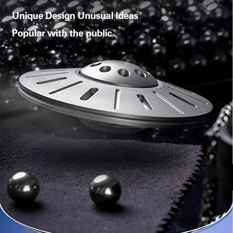 UFO Fingertip Gyro Fidget Spinner Adult Pressure Relief Artifact Edc Fingertip Metal Hand Spinner Fidget Toys Adults Kids Gifts