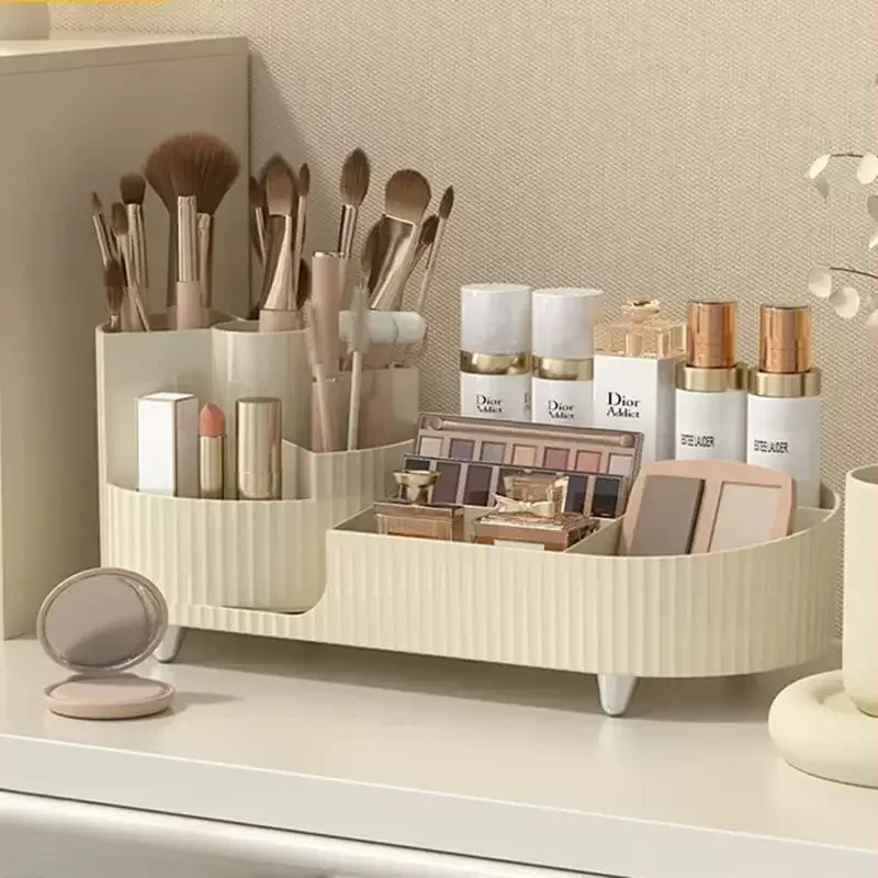 

Large Bathroom for Storage Rotating Countertops,desk Capacity Holder Decor Vanity Container Brush Organizer Makeup Makeup 360°