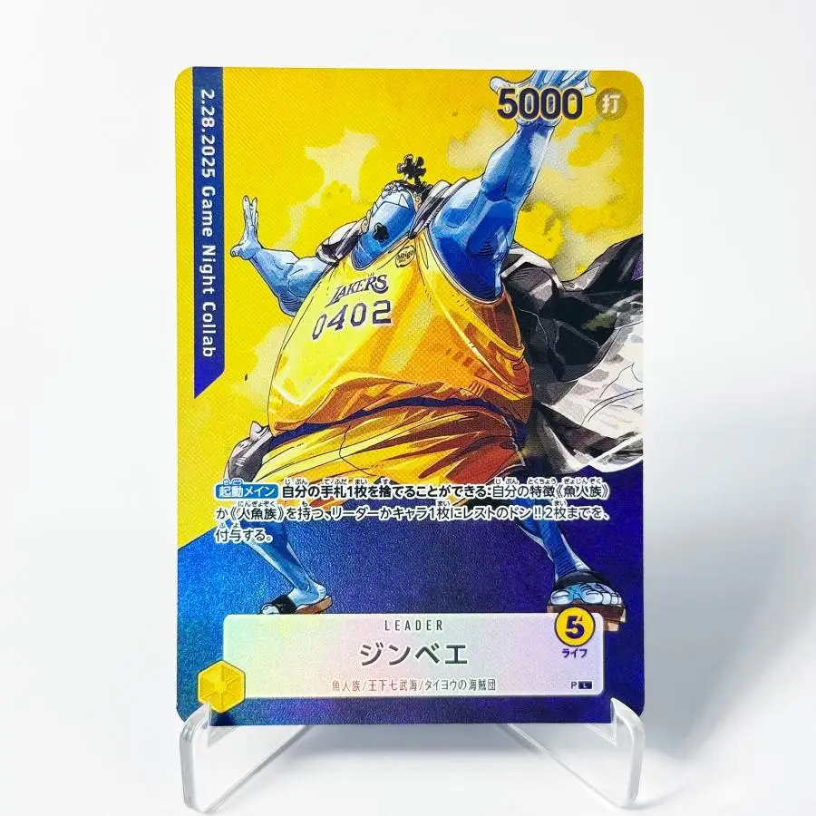One Piece DIY OPCG Karten-Kuratiertes Deck-Set: Leader Straw Hat Crew Anime-Sammlerstücke, Replika-Karten in Hoher Qualität mit Folien-Textur – Detail 14