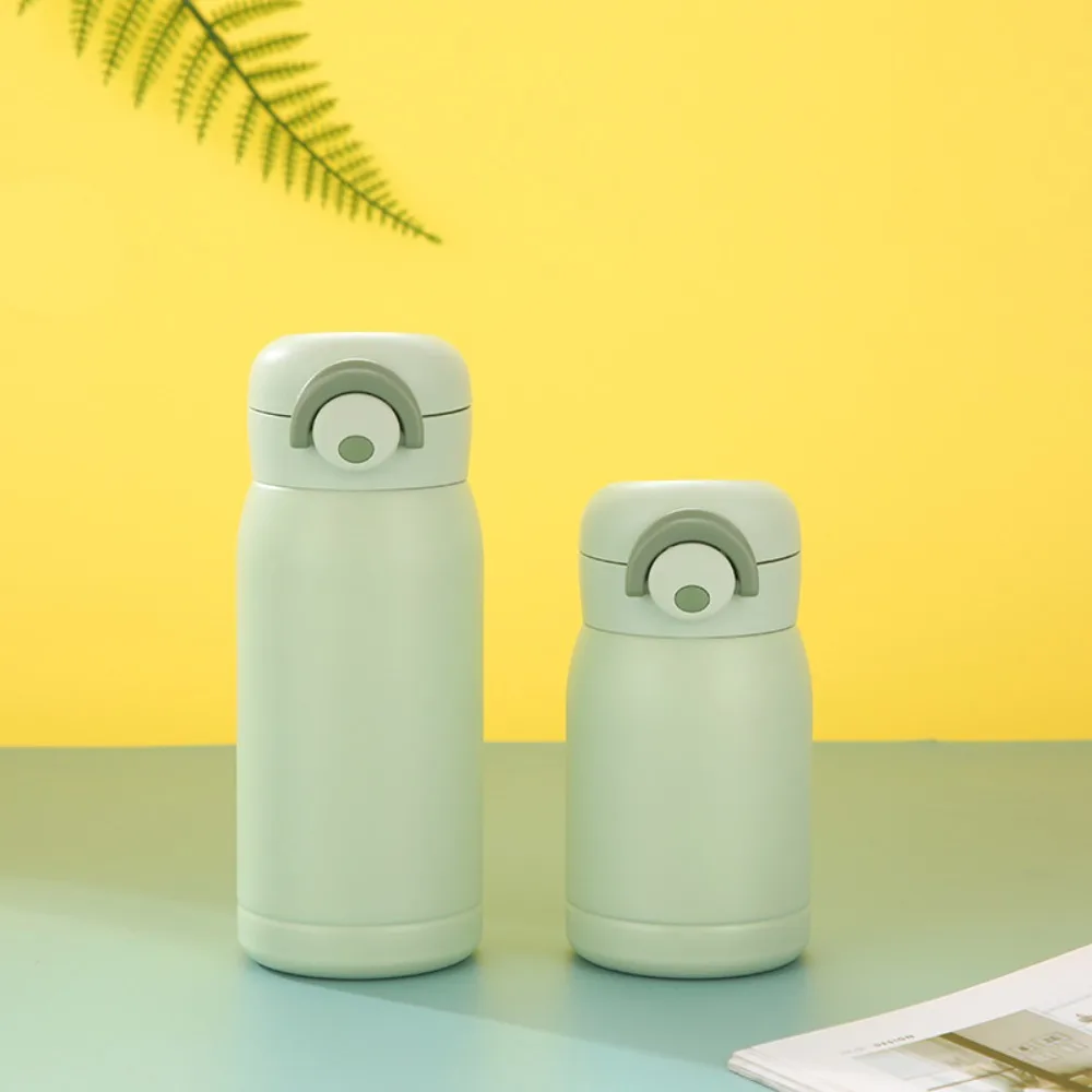 كوب ترمس صغير 220 مللي/320 مللي كوب جيب حراري من الفولاذ المقاوم للصدأ كوب قهوة قارورة مفرغة معزول زجاجة ماء ساخن هدية للأطفال