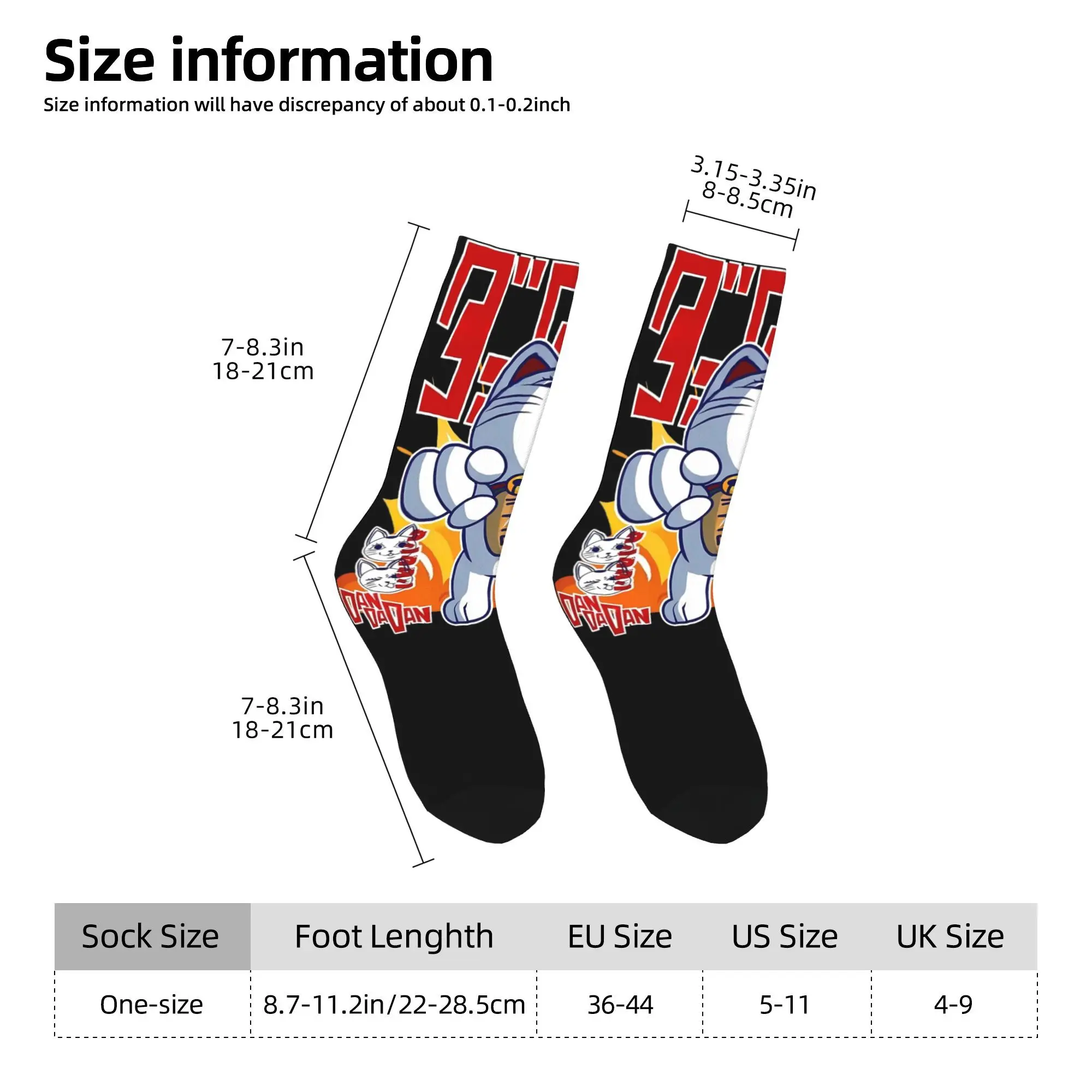 DanDaDan 스타킹 패션 양말 남여 공용 남성 고품질 양말 겨울 야외 스포츠 맞춤형 미끄럼 방지 양말 생일 선물