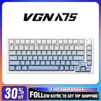 VGN A75 Wired Mechanical Keyboard Magnetic Switch Hot-swappable Gasket Customized Valorant FPS Pc E-sports Gaming Accessories