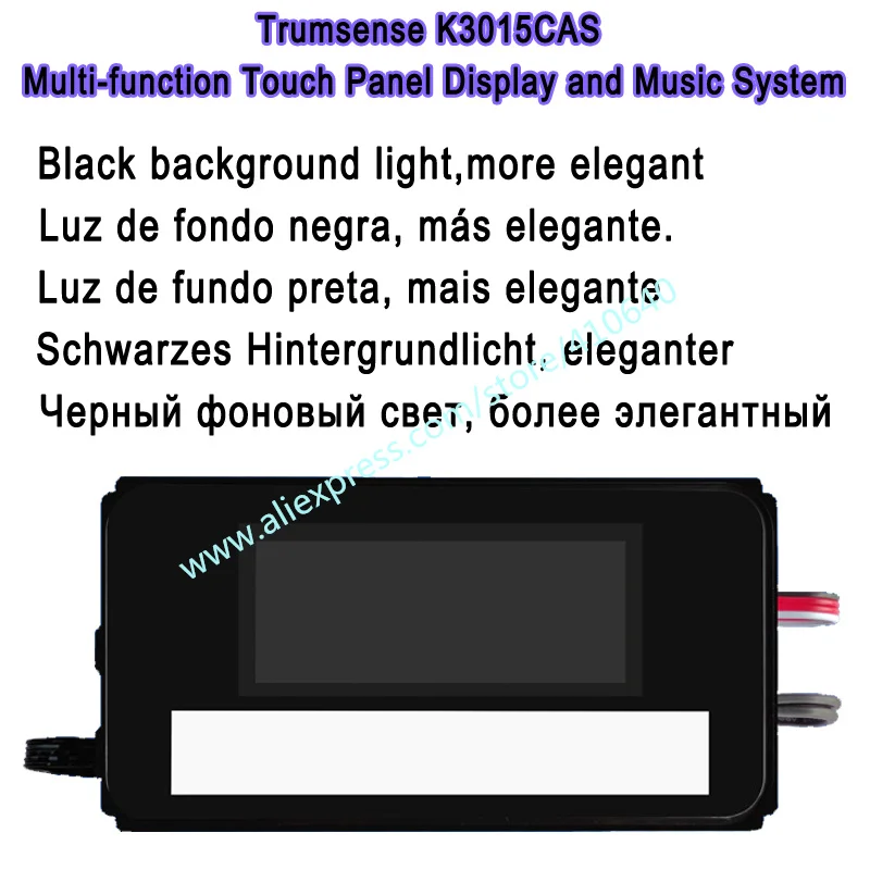 Imagem -02 - Trumsense-sistema de Desembaçamento Compatível Bluetooth Tempo Temperatura Data Rádio Sensor de Toque Interruptor para Espelho Led Moderno K3015cas
